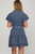 Vestido denim corto