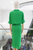 Vestido midi camisero verde