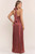 Vestido halter rosa