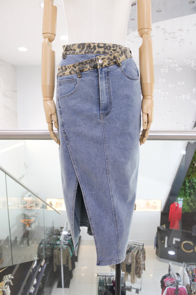 Falda denim 60/40%