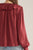 Blusa gasa vino