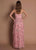 Vestido rosa floral