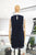 Vestido guipur navy