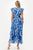 Vestido organza azul