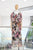 Vestido seda print floral