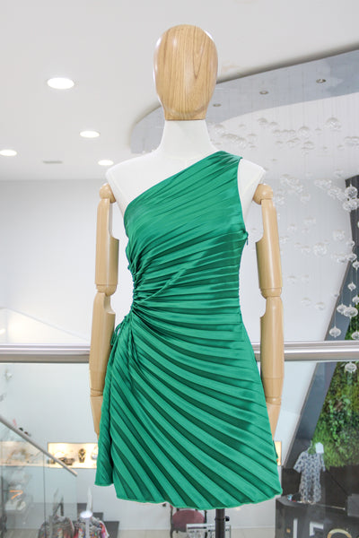 Vestido corto verde