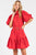 Vestido rojo globo