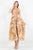 Vestido café claro floral