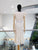 Vestido beige flores