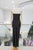 Vestido strapless flor