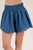 Short bordado azul