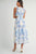 Vestido hojas azules