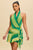 Vestido degradado verde