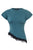 Blusa asimétrica azul