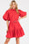 Vestido rojo globo