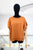 Blusa de seda terracota