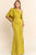 Vestido capa mostaza