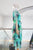 Vestido seda aqua