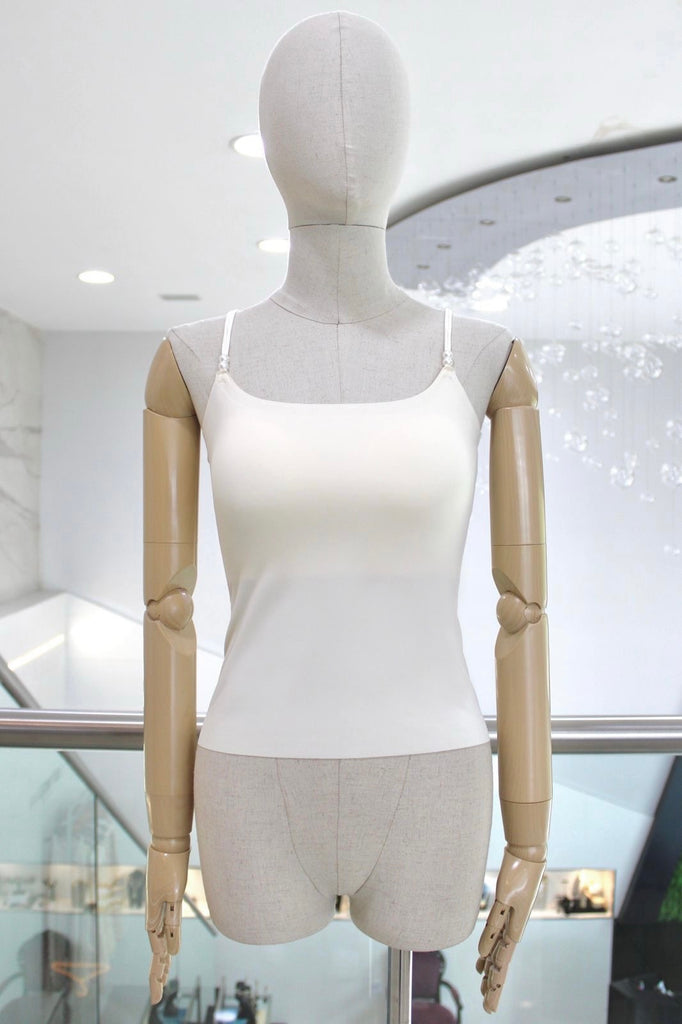Blusa básica beige claro