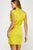 Vestido corto mostaza