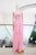 Vestido largo rosa