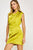 Vestido corto mostaza