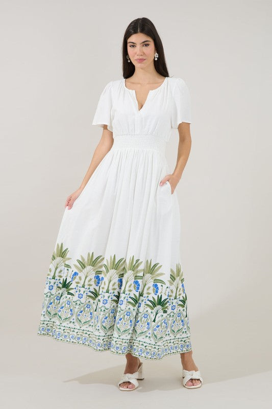 Vestido algodón blanco