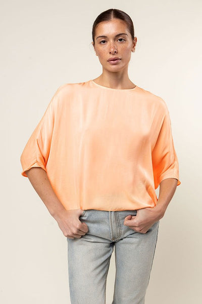 Blusa holgada durazno