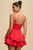 Jumpsuit rojo volantes
