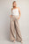 Pantalón pinzas beige