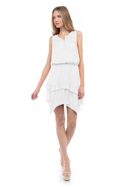 Vestido corto blanco