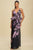 Vestido negro con flores