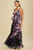 Vestido negro con flores