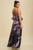Vestido negro con flores