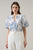 Blusa flores azul