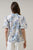 Blusa flores azul