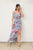 Vestido azul floral