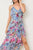 Vestido azul floral