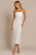 Vestido strapless pedrería