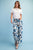 Pantalón floral azul