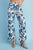 Pantalón floral azul