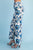 Pantalón floral azul