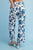 Pantalón floral azul