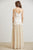 Vestido beige barroco