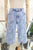 Bermuda denim flores
