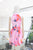 Vestido print rosa