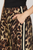 Pantalón deportivo animal print negro
