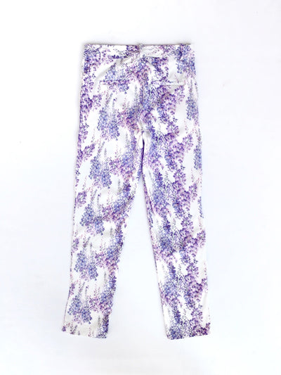 Pantalón flores lila
