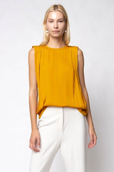 Blusa sisada mostaza