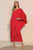 Vestido fluido rojo